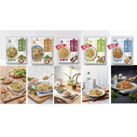 享瘦美味大成花椰菜米組合：菠菜嫩雞、海陸雙饗、義式鮭魚，共20包健康好選擇！