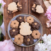 自然有機手工療癒花餅，藝術品味的美食饗宴