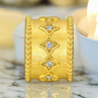 精緻選品｜黃金鑲鑽戒指：奢華與優雅的完美結合