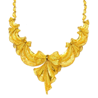 高雅精緻選品：黃金蝴蝶結項鍊，展現女性獨特魅力