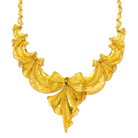 精緻選品｜華麗黃金蝴蝶結項鍊，讓你的每一天都閃耀自信與優雅！