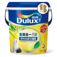 得利986全效合一竹炭乳膠漆/室內/平光/1加侖