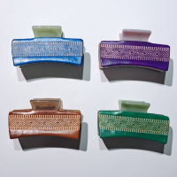 菱格紋系列-鯊魚夾