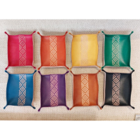 菱格紋系列-皮盤(大)