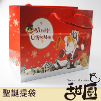 聖誕提袋  聖誕節 聖誕手提袋 聖誕紙袋 聖誕老公公 【甜園】