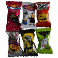 萬聖爆漿水果軟糖 / 萬聖節 單顆包裝 軟糖 小孩最愛 造型軟糖 軟糖 兒童禮物 【甜園】