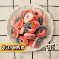 覆盆子圈軟糖 (120g/400g) 捷克軟糖 造型軟糖 酸糖粉軟糖 酸粉軟糖 QQ軟糖 生日派對 禮物 水果味【甜園】