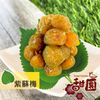 紫蘇梅 200g 酸甘甜 蜜餞 解膩 古早味蜜餞 辦公室零食 蜜餞推薦 懷舊滋味【甜園】