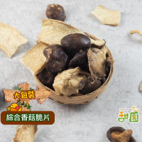 綜合菇菇脆片 200g 蔬果脆片 菇菇脆片 菇菇餅乾 素食  【甜園小舖】