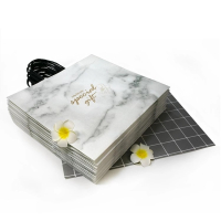 【佳昕印刷-台灣製造.快速出貨】大理石紙袋＊1入＊ 節慶禮物袋 禮品袋 手提紙袋 包裝紙袋 黑色紙繩 MIT紙袋