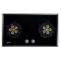 豪山雙口歐化玻璃爐 SB-2207｜專利環狀火力－－－-含基本標準安裝