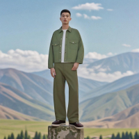 時尚必備！超耐磨綠色經典工裝外套，百搭多場合！