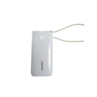 Anker 行動電源 - 旅行必備的高效能充電伴侶，時尚白色設計與數位顯示屏，隨時掌握電量！