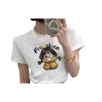 超可愛卡通印花T恤 - 為您的日常穿搭增添俏皮感！