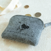 【不憂慮】零錢包 Do Not Worry Coin Purse 毛氈布小零錢包