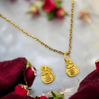 《祥鈺珠寶》黃金墜子 暴富雙面，純金999，時尚潮流必備，精美禮盒贈品