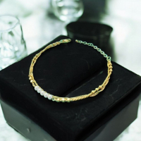 完美優雅黃金珍珠手鍊 ─ 珠寶界的時尚典範，送禮不二之選！