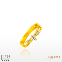 吉富珠寶銀樓-真愛密碼新款【閃耀交會 - 黃金戒指】→※下標前請先詢問當日價格