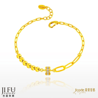 吉富珠寶銀樓-真愛密碼新款【新潮風格 - 黃金手鍊】→※下標前請先詢問