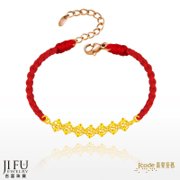 吉富珠寶銀樓-真愛密碼新款【蕾絲香頌 - 編織金手鍊】→※下標前請先詢問當日價格