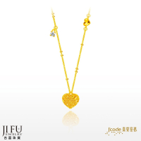 吉富珠寶銀樓-真愛密碼新款【織愛(金絲) - 黃金項鍊】→※下標前請先詢問當日價格