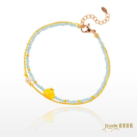 吉富珠寶銀樓-真愛密碼新款黃金寶石系列手鍊【珍心寶貝-黃金/寶石手鍊-雙排】