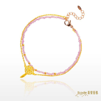 吉富珠寶銀樓-真愛密碼新款黃金寶石系列手鍊【好夢-黃金/寶石手鍊-雙排】