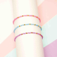 吉富珠寶銀樓-真愛密碼新款黃金寶石系列手鍊【黃金/寶石手鍊-單排】共有五色