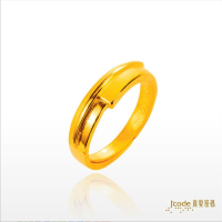 吉富珠寶銀樓-真愛密碼新款黃金戒指【最佳愛人-男女對戒】