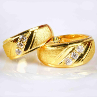 吉富珠寶銀樓【男女對戒】R018C2501→●下標前請先詢問當日優惠價格● 黃金戒指 9999純金 情人對戒 結婚金飾