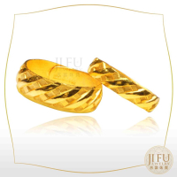 吉富珠寶銀樓【男女對戒】R018C3901→●下標前請先詢問當日優惠價格●黃金戒指 9999純金 情人對戒 結婚金飾