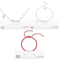吉富珠寶銀樓-真愛密碼【萌萌臘腸-純銀項鍊、手鍊、銀編織手鍊】→※下標前請先詢問當日價格※