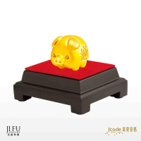 吉富珠寶銀樓-真愛密碼【撲滿小豬 - 黃金擺件 (大/小)】→※下標前請先詢問當日優惠價格※