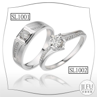 吉富珠寶銀樓-日韓求婚對戒 SL1001SL1002【十分鑽石對戒】→※下標前請先詢問當日優惠價格※