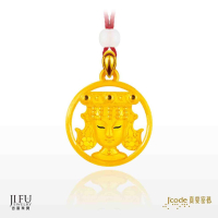 吉富珠寶銀樓-真愛密碼新款【圓滿大甲媽 - 黃金墜子】→※下標前請先詢問當日價格※