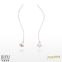 真愛密碼新款【卡娜赫拉的小動物 愛戀Ｐ助和粉紅兔兔 - 純銀耳環】