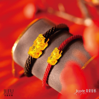 吉富珠寶銀樓-真愛密碼新款【白沙屯貔貅 - 男女編織金手鍊】→※下標前請先詢問當日價格※