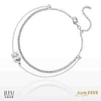 吉富珠寶銀樓-真愛密碼新款純銀手鍊【守護最愛- 純銀寶石手鍊】