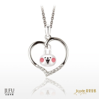 真愛密碼X卡娜赫拉的小動物【愛戀粉紅兔兔-純銀墜子+白鋼項鍊】→※下標前請先詢問當日價格※