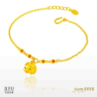 吉富珠寶銀樓-真愛密碼【撲滿小豬 - 黃金手鍊】→※下標前請先詢問當日價格※