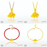 吉富珠寶銀樓-真愛密碼新款【小運錢象 - 編織金手鍊、黃金手鍊、玫瑰鋼項鍊、黃金項鍊】→※下標前請先詢問當日價格※