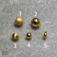 吉富珠寶銀樓-各式DIY黃金小珠、綁繩配件【亮面、霧沙面、貓眼】→※下標前請先詢問當日價格※