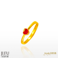 吉富珠寶銀樓-真愛密碼新款【大甲媽 果然招財平安蘋果-黃金戒指/尾戒】→※下標前請先詢問當日價格※