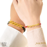 吉富珠寶銀樓-真愛密碼新款【豬你一直相戀 - 男 / 女 編織金手鍊】→※下標前請先詢問當日價格※