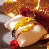 吉富珠寶銀樓-真愛密碼新款【豬你有錢貔貅 - (大、小)編織金手鍊】 →※下標前請先詢問當日價格※