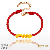 吉富珠寶銀樓-真愛密碼新款【財富纏身咬錢蛇- 編織金手鍊】 →※下標前請先詢問當日價格※