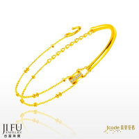 吉富珠寶銀樓-真愛密碼新商品【新潮 - 黃金手環 / 手鐲】→※因金價每日浮動，下標前請先詢問當日價格※