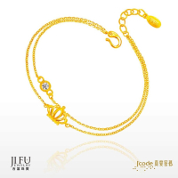 吉富珠寶銀樓-真愛密碼新款手鍊【幸福小公主 - 黃金手鍊】→●下標前請先詢問當日價格●