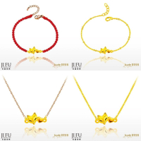 吉富珠寶銀樓-真愛密碼新款【愛戀狐仙-小 - 編織金手鍊、黃金手鍊、玫瑰鋼項鍊、黃金項鍊】→※下標前請先詢問當日價格