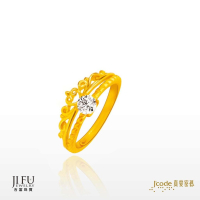 吉富珠寶銀樓-真愛密碼新款黃金戒指【幸福小公主 - 黃金戒指】→●下標前請先詢問當日價格●